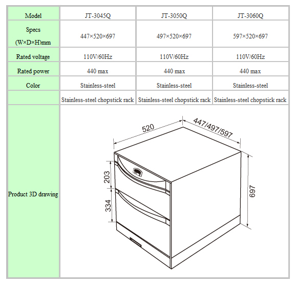 Floor-type/Built-in Dish Dryer